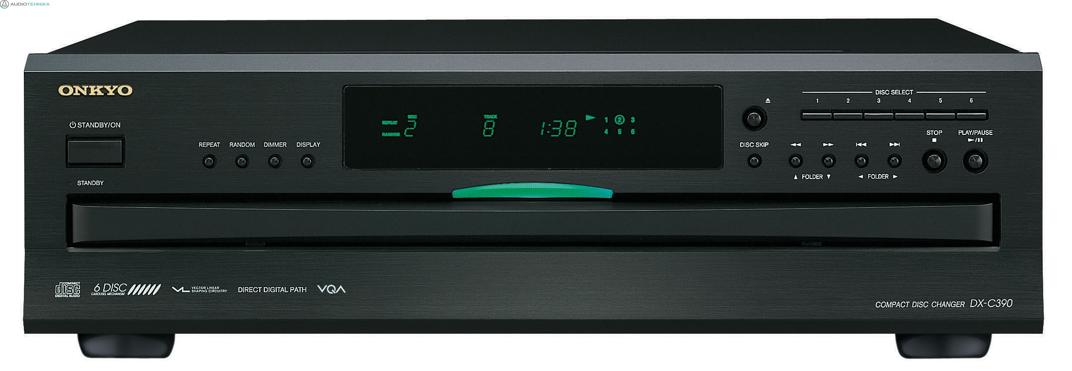 ONKYO DX-C390 6 plaadiga CD-karussell
