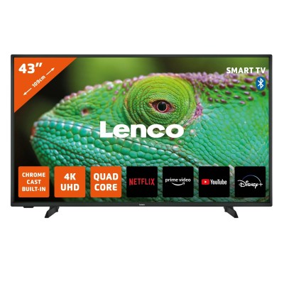 LENCO LED-4353BK - 43" 4K Android Smart TV